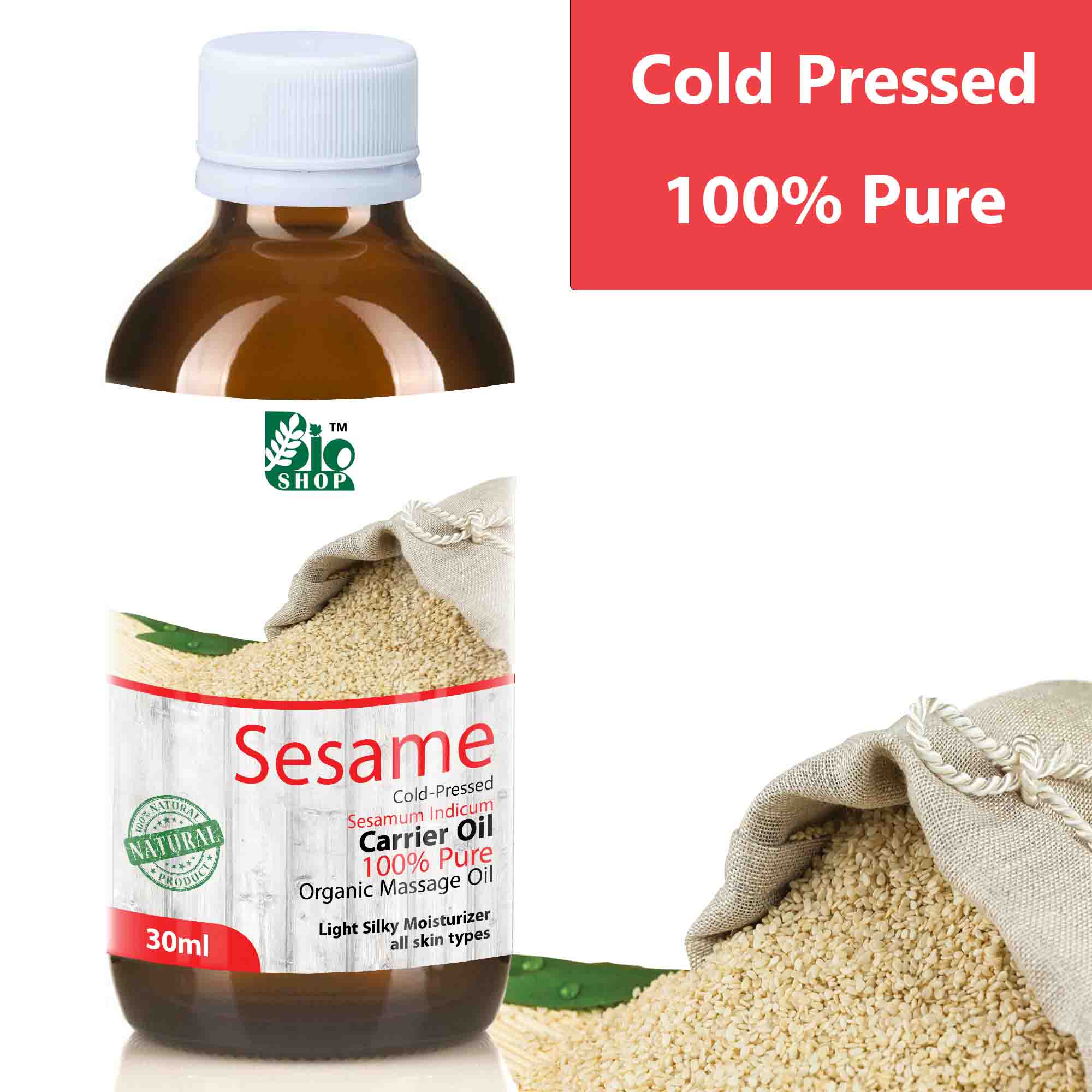 Sesame Oil, Cold Pressed Carrier Oils